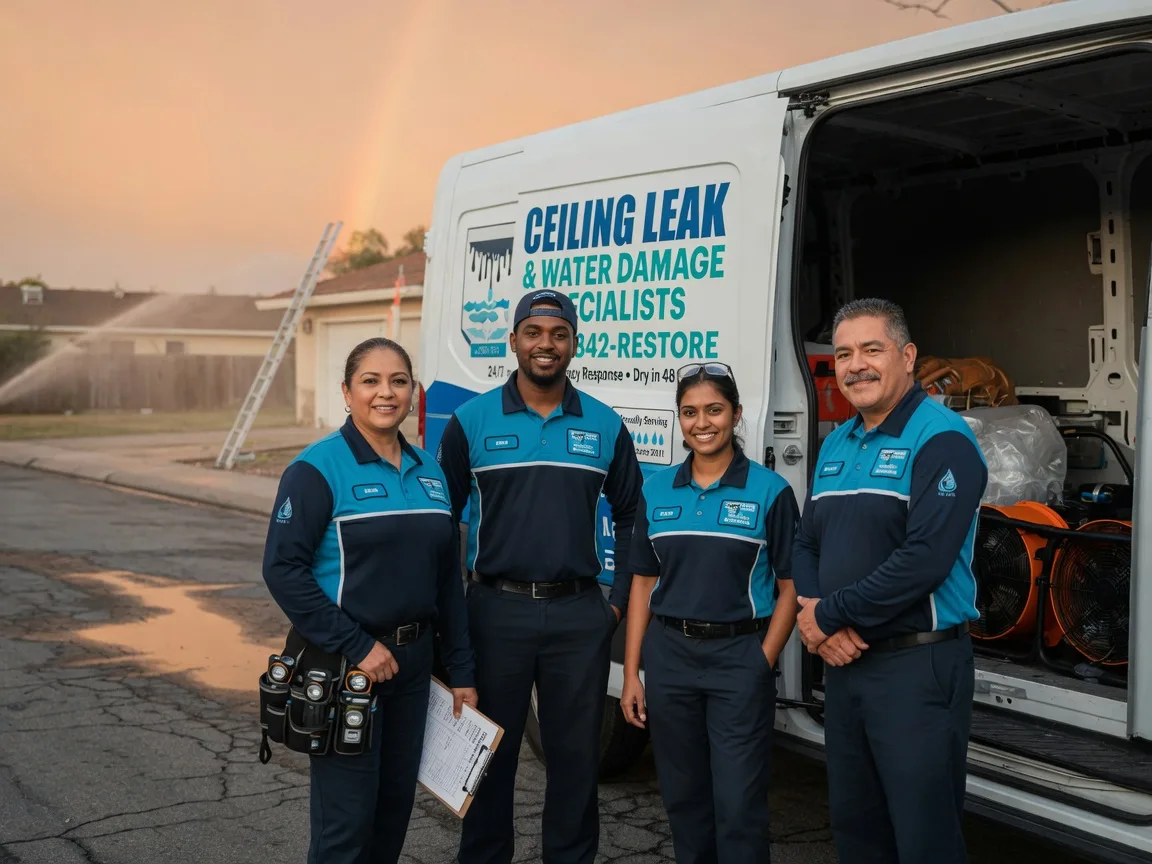 Ceiling Leak Cleanup company in D Hanis, TX