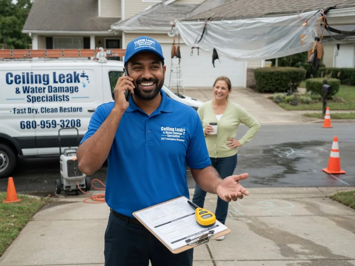 Ceiling Leak Cleanup D Hanis, TX FAQs